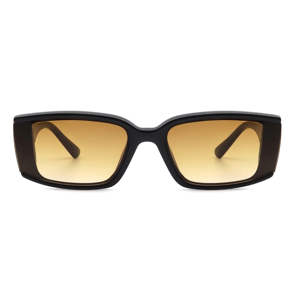 Women’s Rectangle Retro Thick Frame Cat Eye Sunglasses